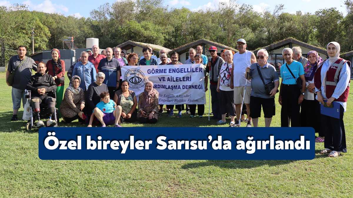 İzmit Belediyesi Görme Engelliler ve Aileleri Yardımlaşma Derneğini Sarısu Gençlik