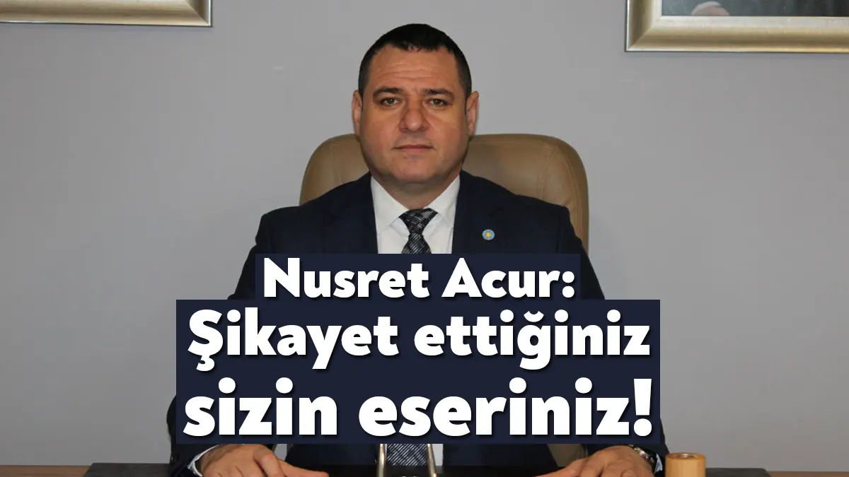 İYİ Parti Kocaeli İl Başkanı Nusret Acur, "aylık 40 bin