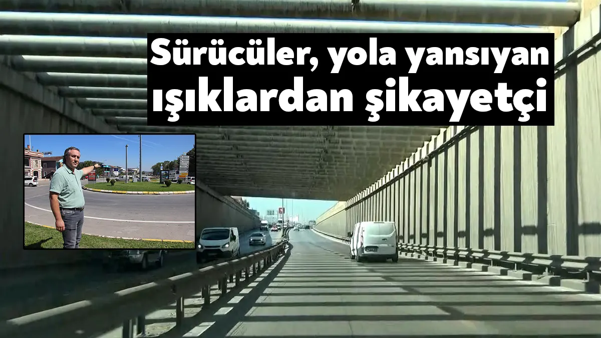 Kocaeli'nin Başiskele ilçesinde sürücüler, Seymen Altgeçidi üzerindeki demir borulardan yola