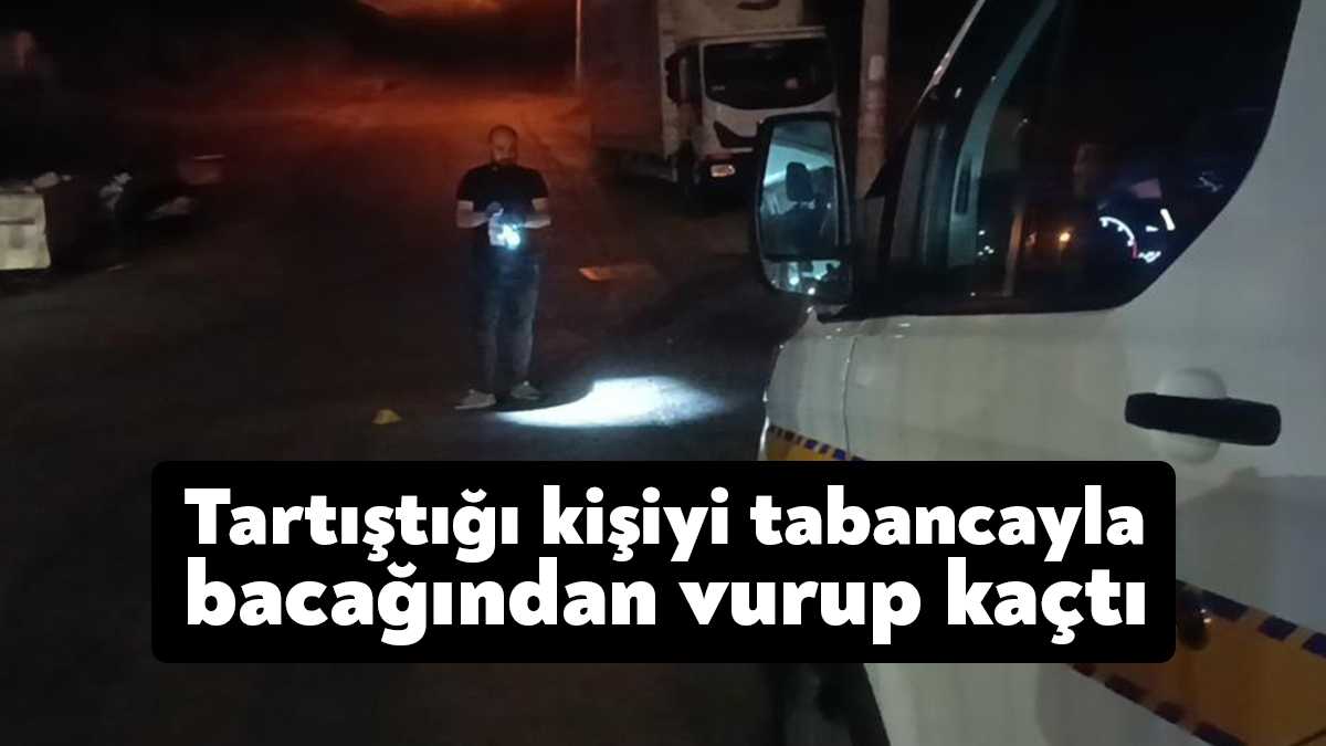 Kocaeli’nin Gebze ilçesinde bir şüpheli, tartıştığı kişiyi tabancayla bacağından vurdu.