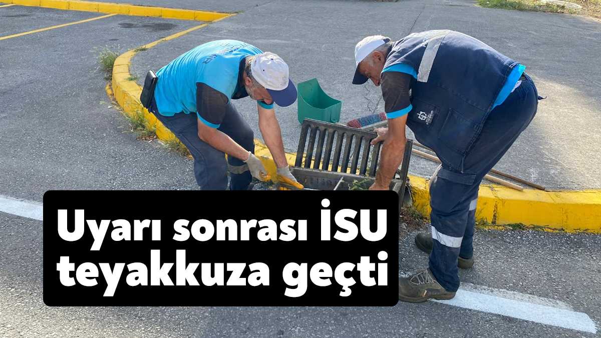 Kocaeli Büyükşehir Belediyesi İSU Genel Müdürlüğü ekipleri Marmara Bölgesi