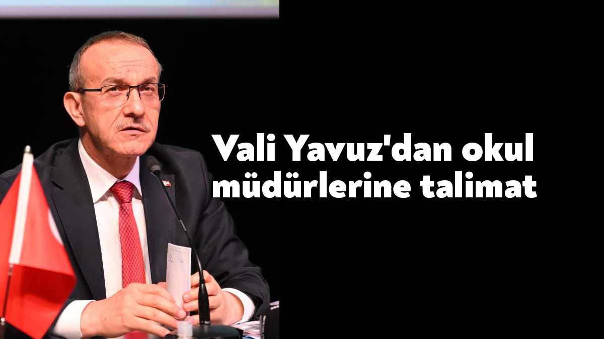 Kocaeli Valisi Seddar Yavuz, 2023-2024 eğitim-öğretim yılı öncesinde gerçekleştirdiği toplantıda