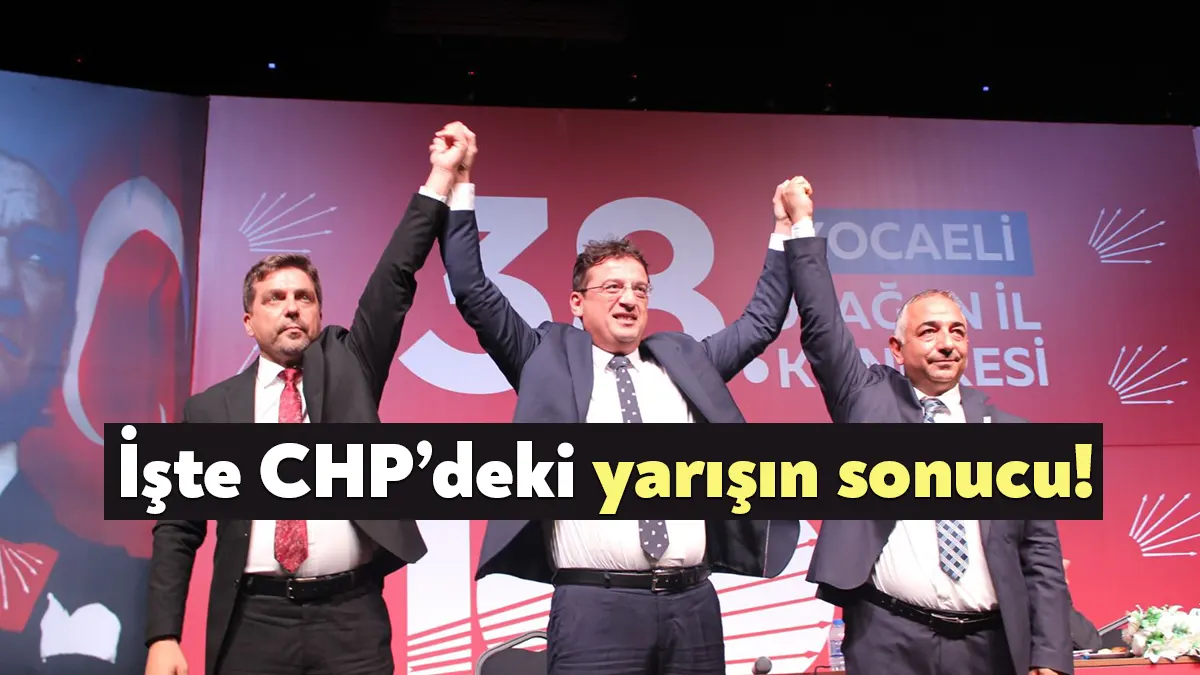 CHP Kocaeli İl Başkanlığı’nın 38. Olağan Kongresi'nde bugün Bülent Sarı