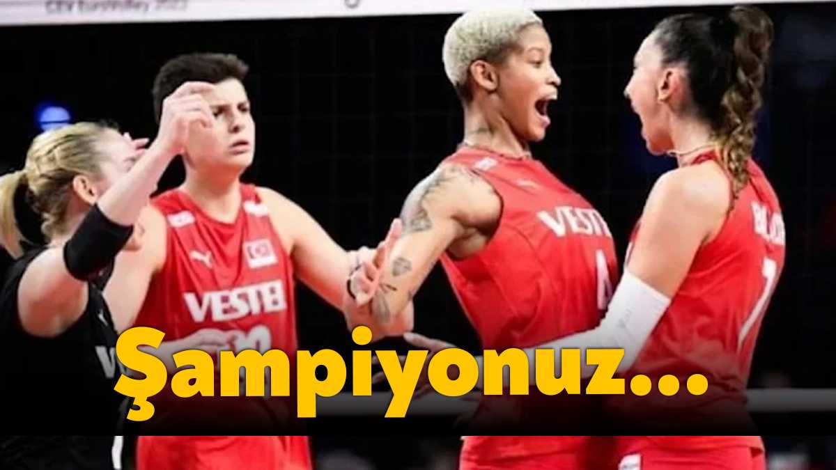 A Milli Kadın Voleybol Takımı Türk spor tarihinin en büyük