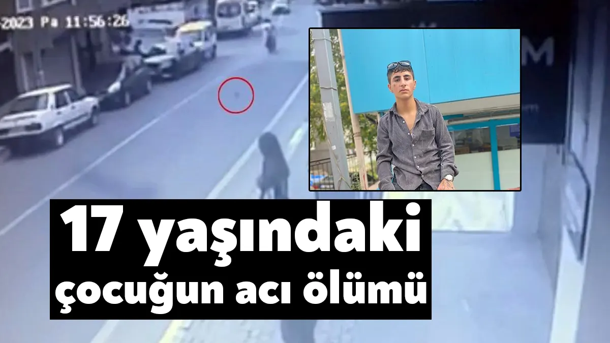 Kocaeli'nin Dilovası ilçesinde 17 yaşındaki çocuğa motosikletiyle seyir halindeyken parke