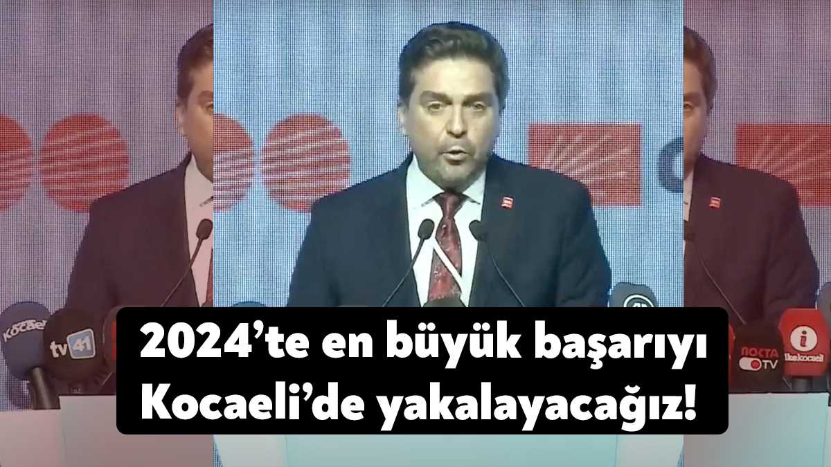 Yerel yönetimler çalıştayında konuşan CHP Kocaeli İl Başkanı Bülent Sarı,