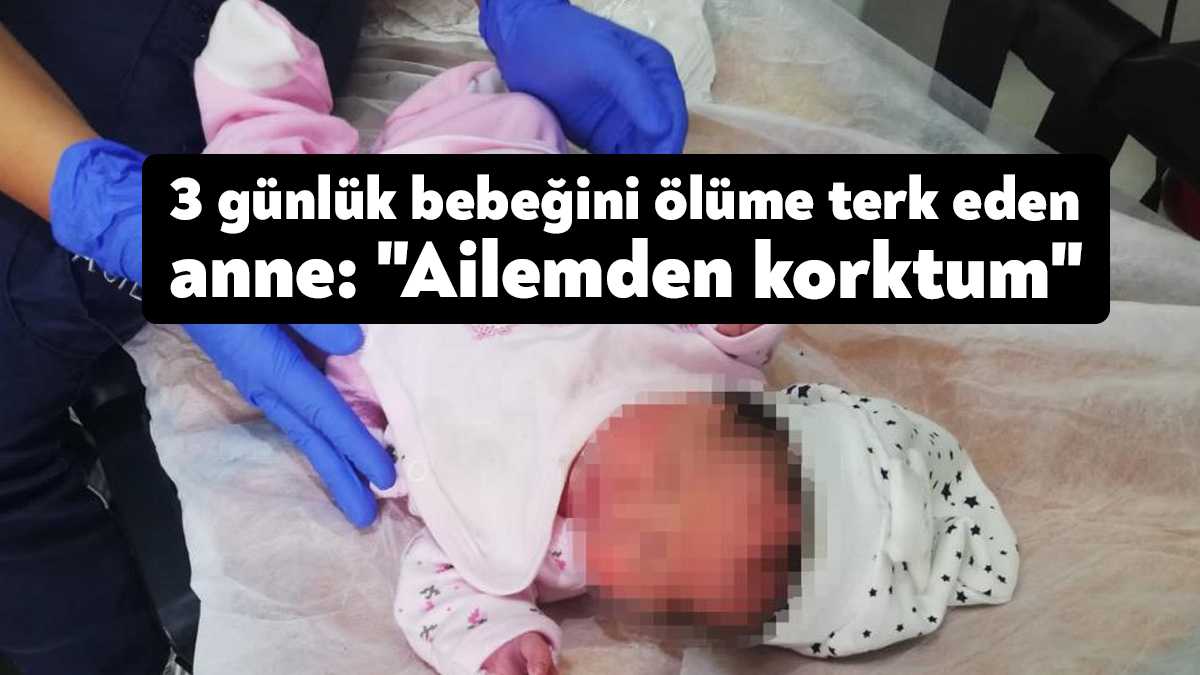 Kocaeli'nin İzmit ilçesinde doğum yaptıktan 3 gün sonra bebeğini su