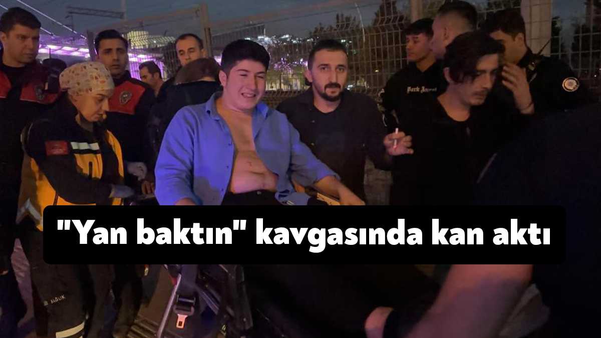 Kocaeli'nin İzmit ilçesinde 'yan bakma' tartışmasının büyümesi neticesinde bir kişi