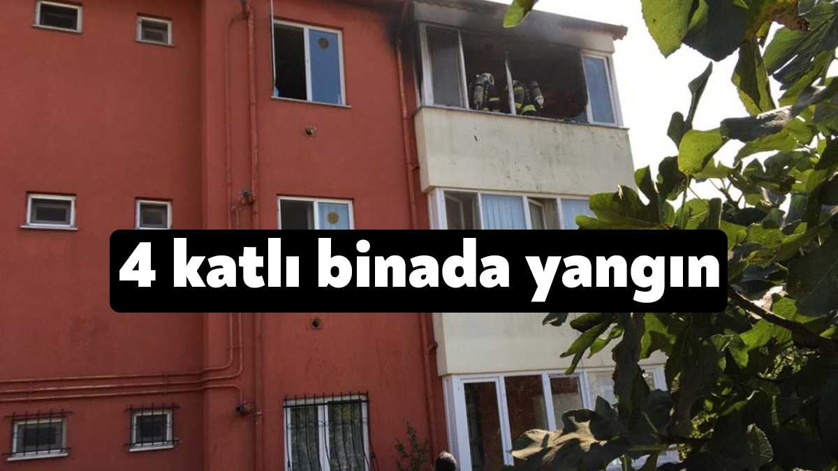 Kocaeli’nin Derince ilçesinde bir binanın 4’üncü katında çıkan yangında mutfak