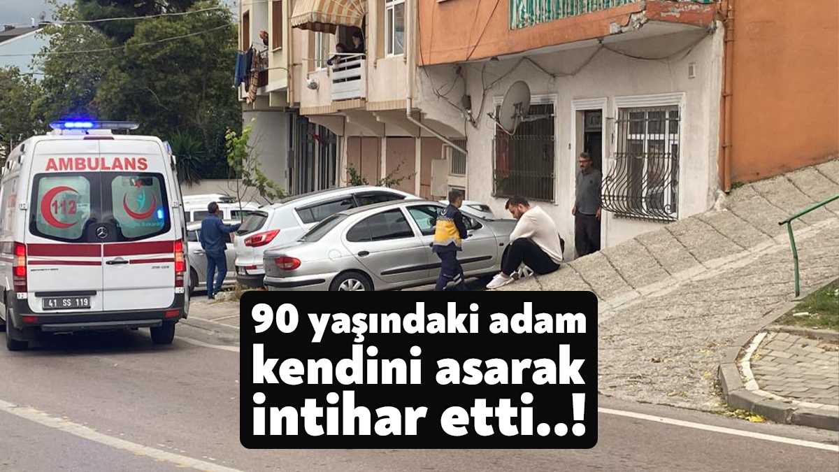 Kocaeli'nin İzmit ilçesinde 90 yaşındaki adam, tek başına yaşadığı evinde