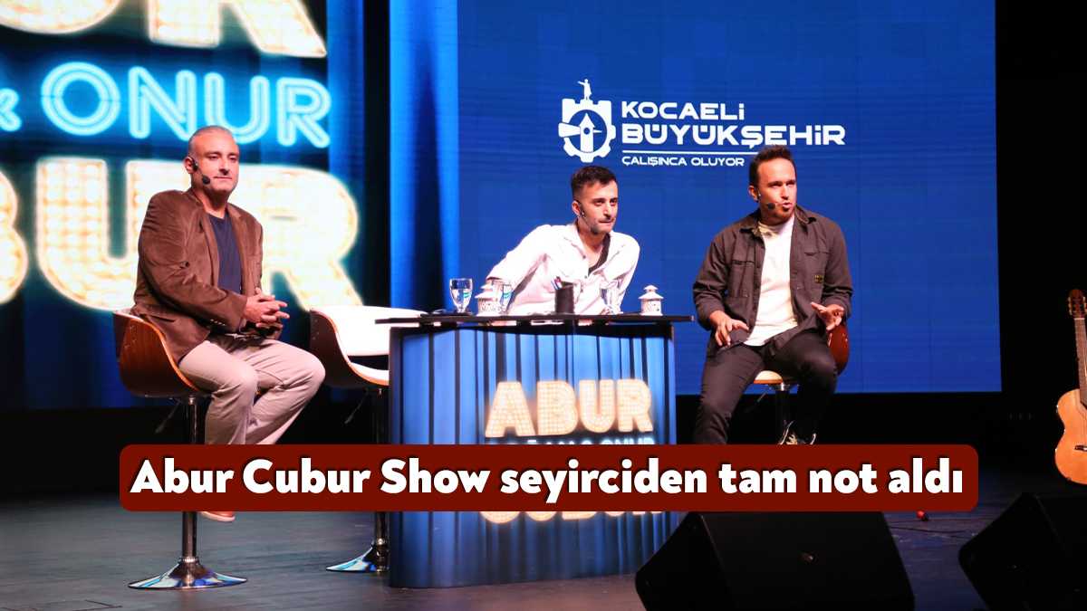 Kocaeli Kitap Fuarında “Abur Cubur Show” ile izleyicilerin karşısına çıkan