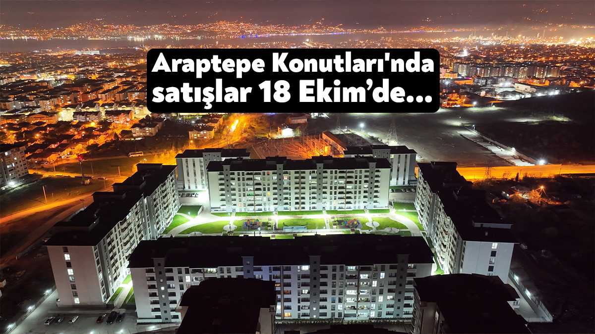 Derince Belediyesi, Araptepe Mevkii’nde yer alan kentsel dönüşüm projesinde mülkiyeti