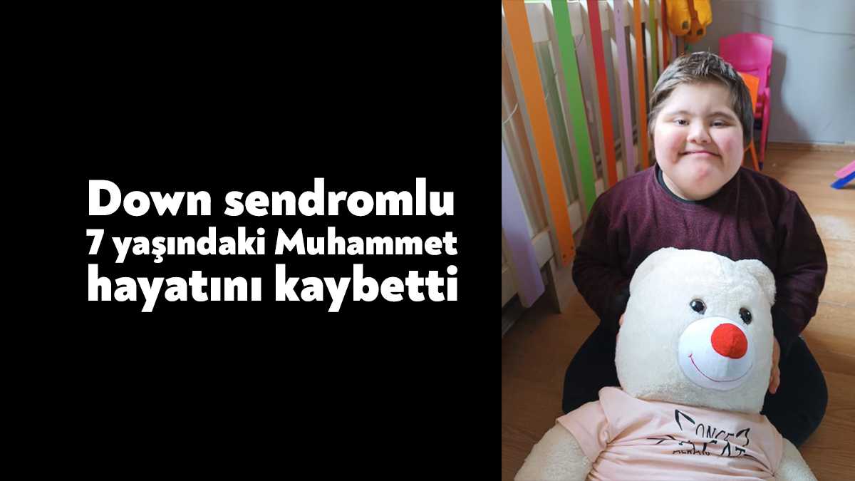 Kocaeli'nin Körfez ilçesinde yaşayan down sendromlu 7 yaşındaki Muhammet Ali