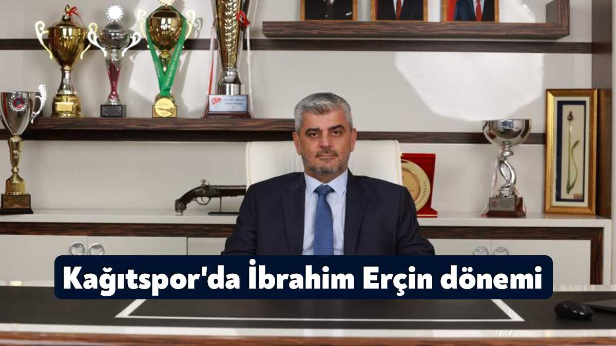 Büyükşehir Kağıtspor’da başkanlığa İbrahim Erçin seçildi.