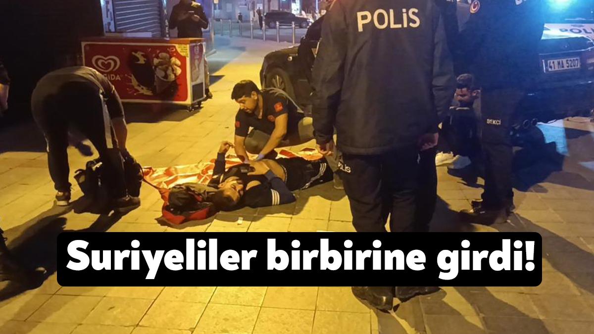 Kocaeli’nin Gebze ilçesinde yabancı uyruklu iki grup arasında kafeteryada çıkan