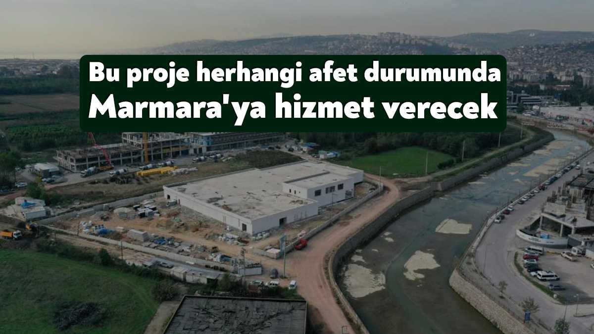 Kocaeli Büyükşehir Belediyesi, herhangi afet durumunda Marmara bölgesine hizmet sunması