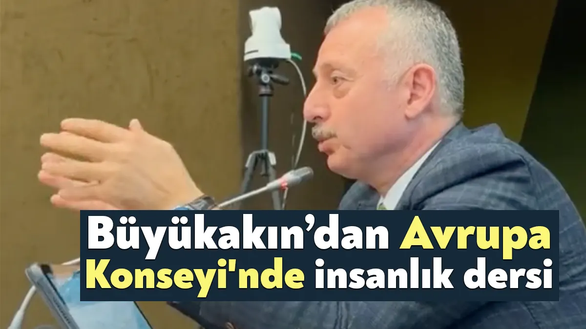Avrupa Konseyi Kongresi’ne Türk delegasyonu başkanı olarak katılan Kocaeli Büyükşehir