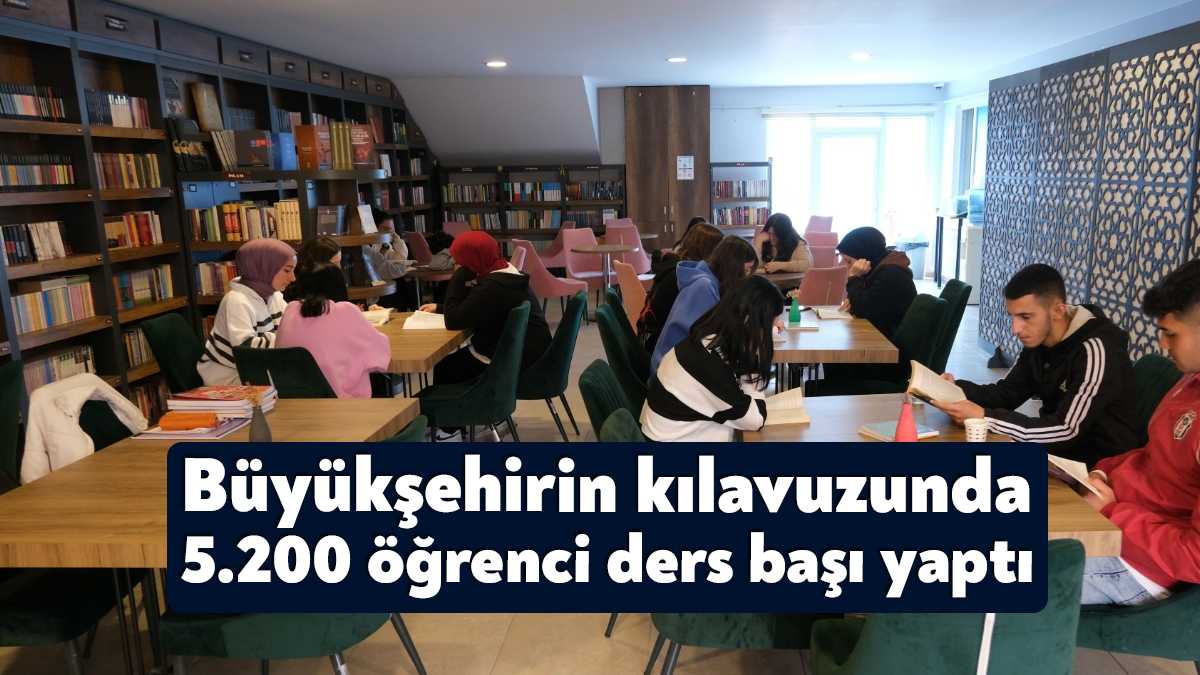 Büyükşehir’in gençlere hem eğitim hem de sosyal anlamda destek olduğu,