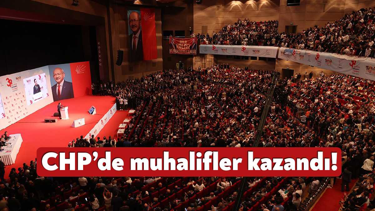 CHP 38. Olağan İstanbul İl Kongresi sona erdi. CHP'nin yeni