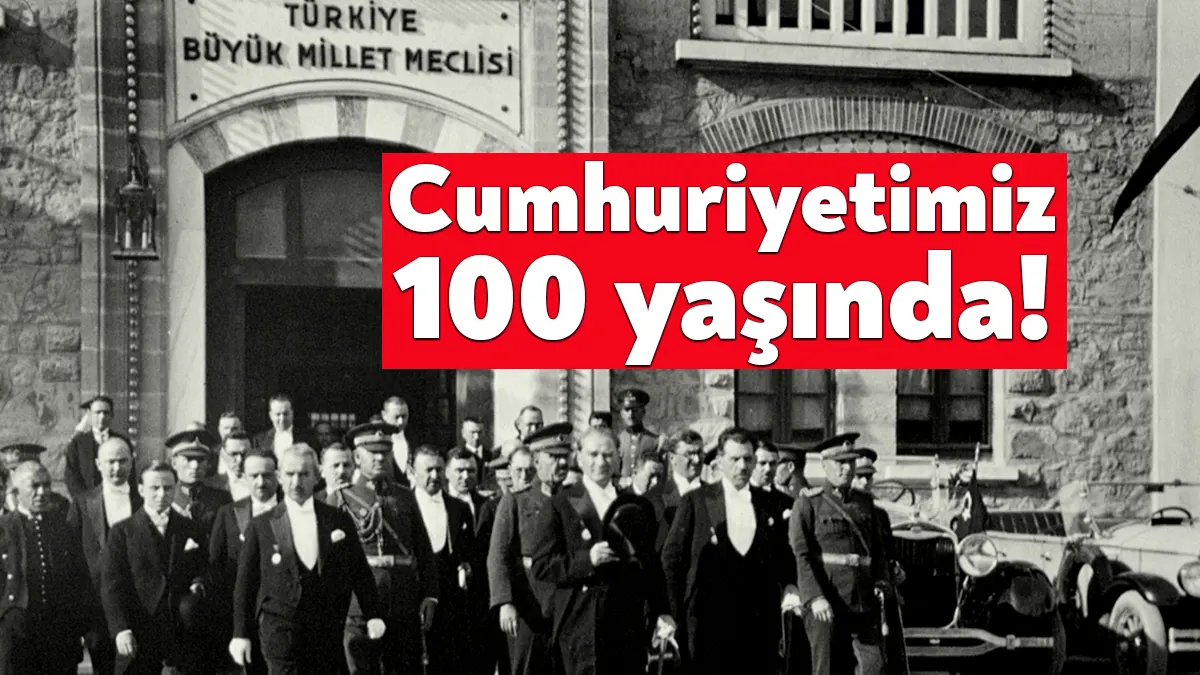 Atatürk’ün yaktığı Cumhuriyet meşalesi, 100 yıldır yolumuzu aydınlatmaya devam ediyor.