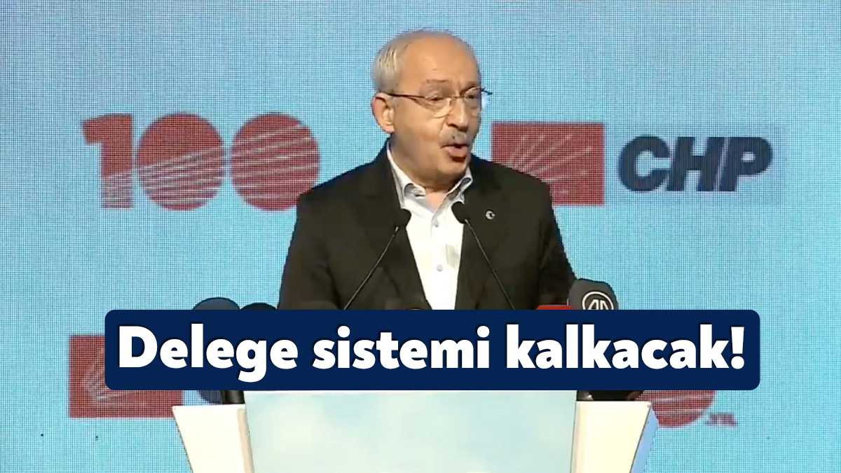 Marmara Bölgesi Yerel Yönetim Çalıştayı'nda konuşan Kılıçdaroğlu, delege sisteminin kaldırılacağını