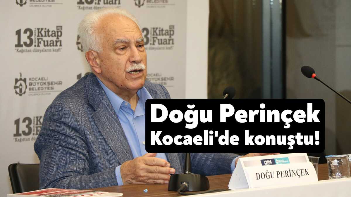 Kocaeli Kitap Fuarına katılan Doğu Perinçek, emperyalizme karşı Rusya, Türkiye,
