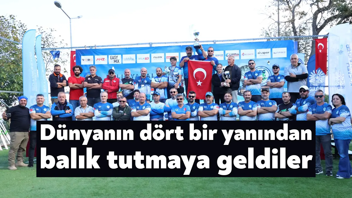 Türkiye’nin farklı illeri ve birçok ülkeden olta balıkçılığının usta isimlerinin