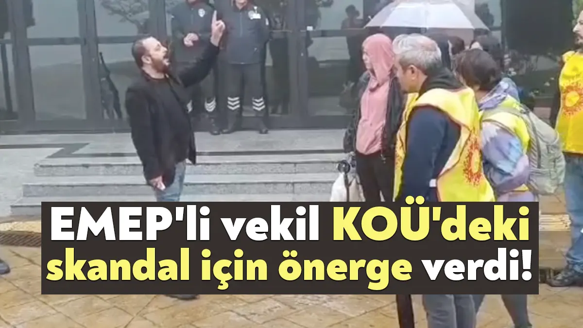 EMEP Milletvekili İskender Bayhan, Kocaeli Üniversitesi Rektörlüğü'nün personel maaş promosyon