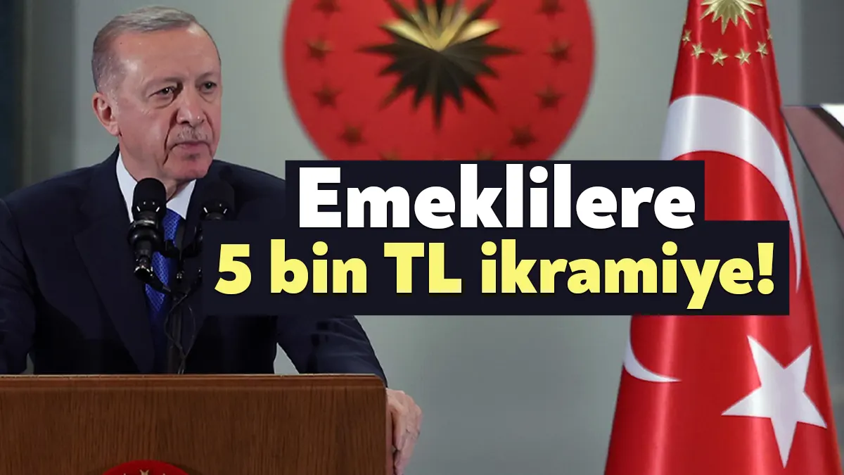 Kabine Toplantısı sonrası Cumhurbaşkanı Erdoğan, açıklamalarda bulunu. Emeklilere 5 bin