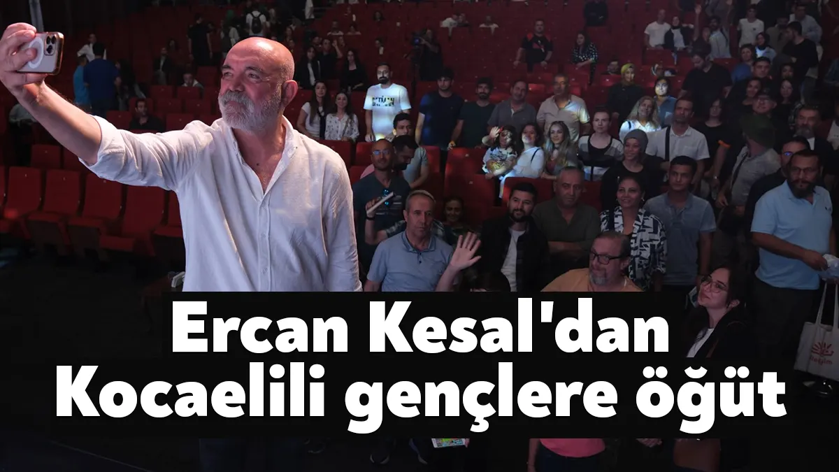 Kocaeli Kitap Fuarında Büyükşehir’e özel açıklamalarda bulunan oyuncu Ercan Kesal,