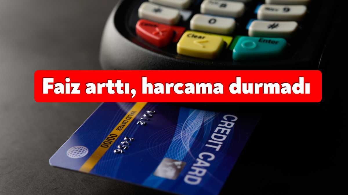 Faiz oranlarının yükselmesine karşın zorunlu ihtiyaçların kredi kartı kullanarak karşılanması