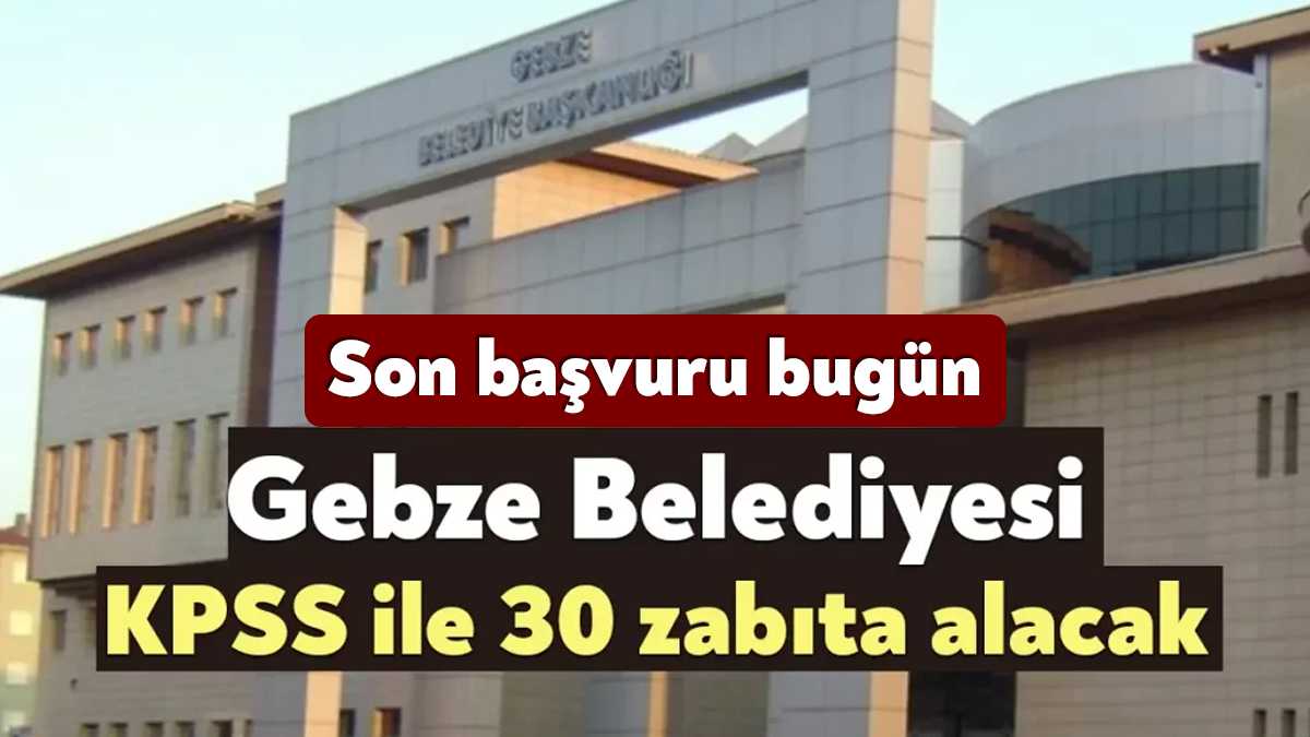 Gebze Belediye Başkanlığı bünyesinde 657 sayılı Devlet Memurları Kanununa tabi