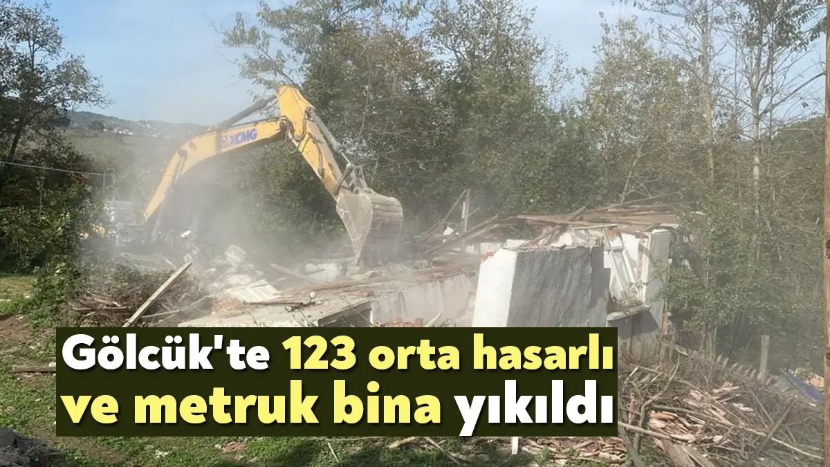 Gölcük Belediyesi, ilçede güçlendirmesi yapılmayan orta hasarlı ya da sosyal