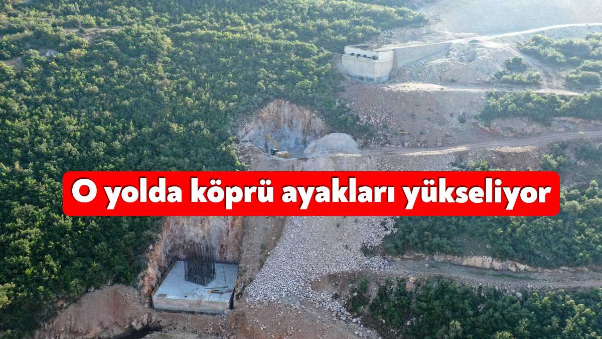 Dilovası Hastane bağlantı yolunda vadiden geçecek 212 metre uzunluktaki köprünün