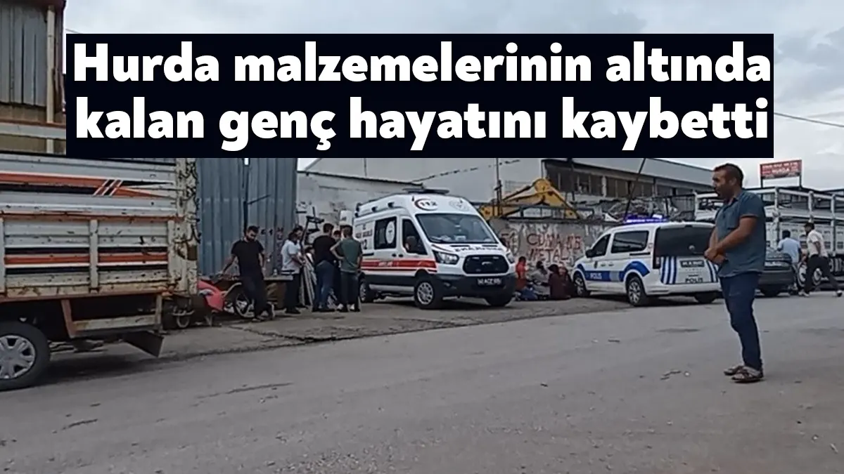 KOCAELİ (İHA) - Kocaeli’nin İzmit ilçesinde hurda malzemelerinin altında kalan