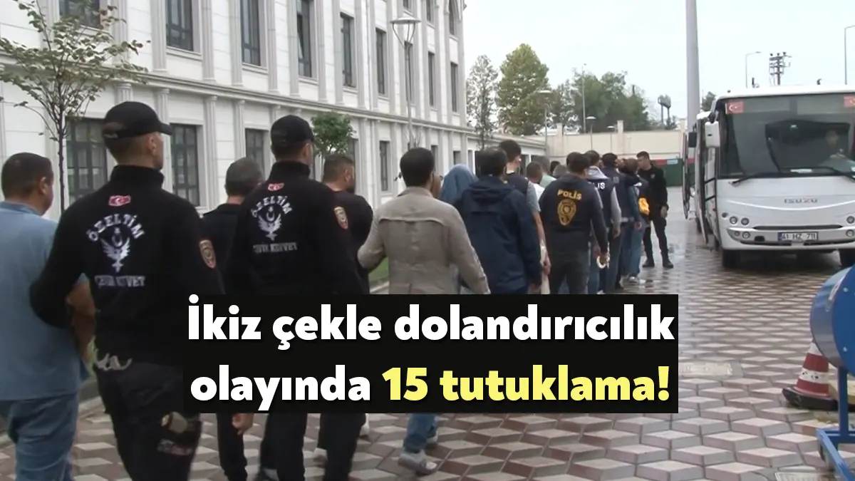 Kocaeli'de online alışveriş sitelerinde araçlarını satan kişilere "ikiz çek" vererek