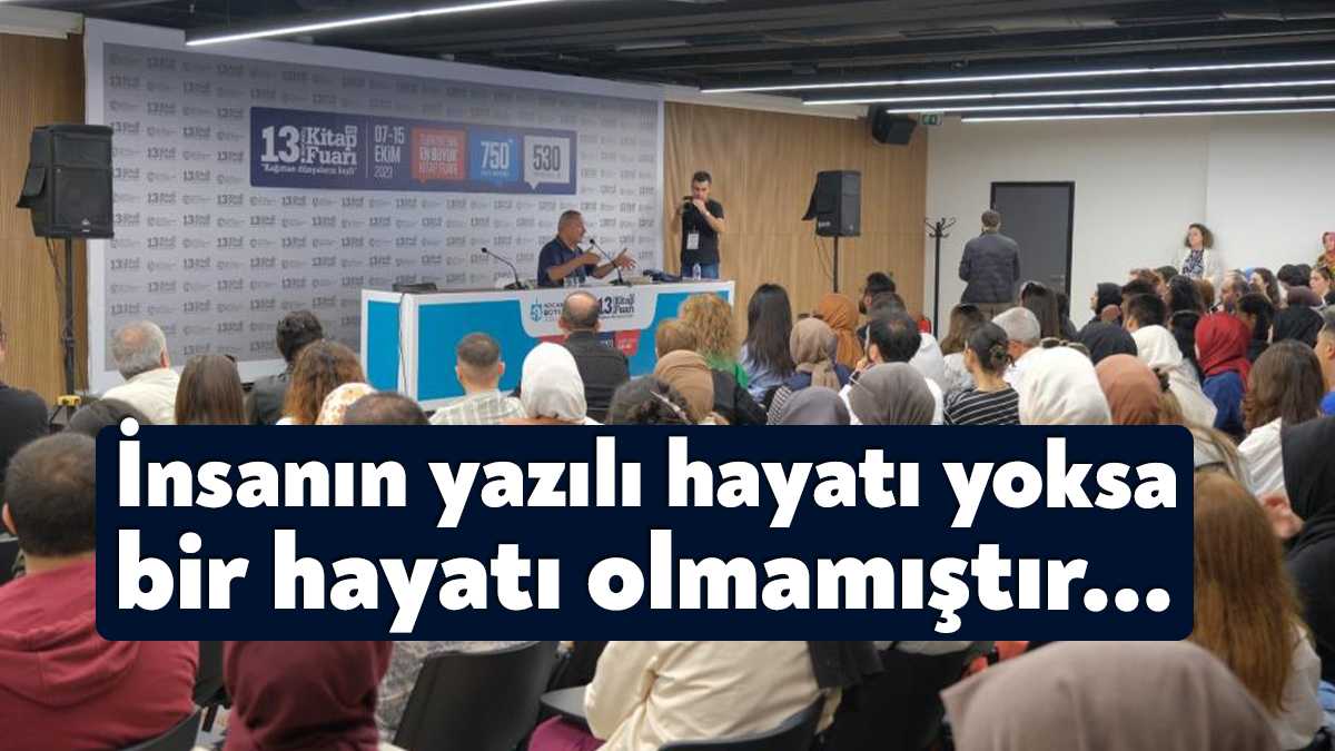 13. Kocaeli Kitap Fuarı’nda okuyucularıyla buluşan şair ve yazar Şükrü