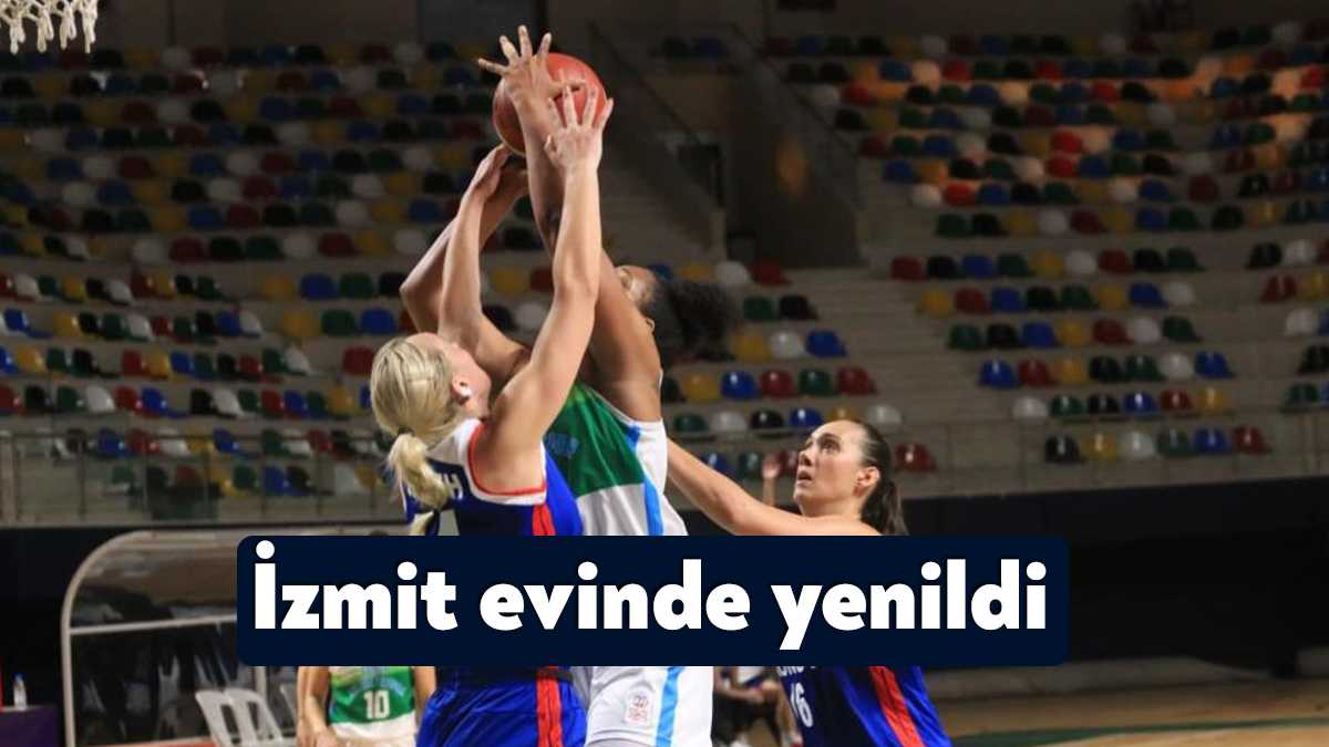 Kadınlar Basketbol Süper Ligi’nin beşinci haftasında İzmit Belediyespor, Emlak Konut’u