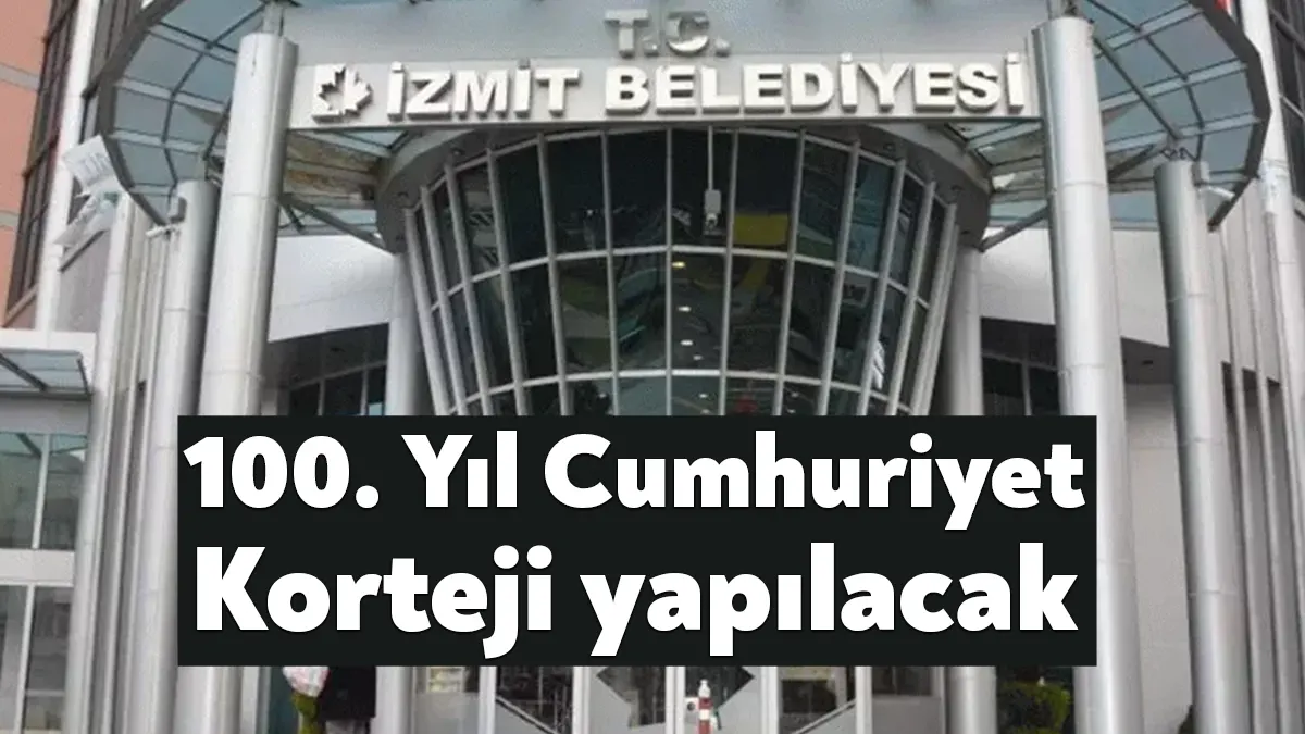Cumhuriyetimizin 100’üncü yılı sebebiyle kutlama programlarına devam eden İzmit Belediyesi,