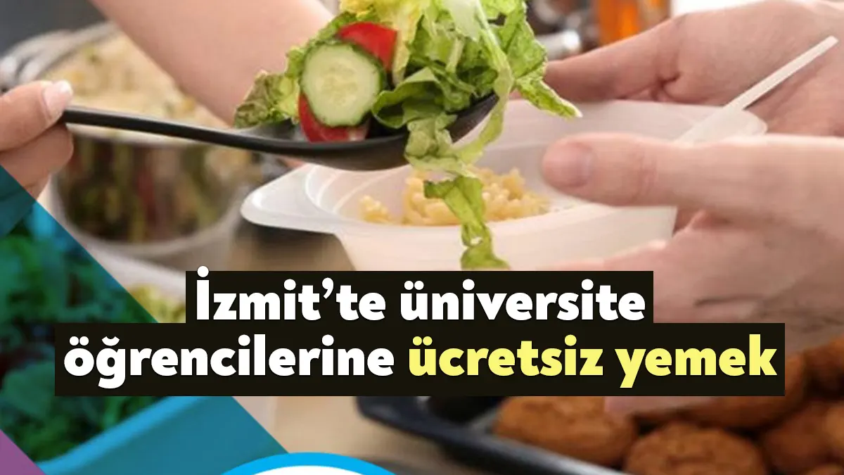 İzmit Belediyesinin ailelerinden uzakta olan üniversite öğrencilerine destek olmak amacıyla