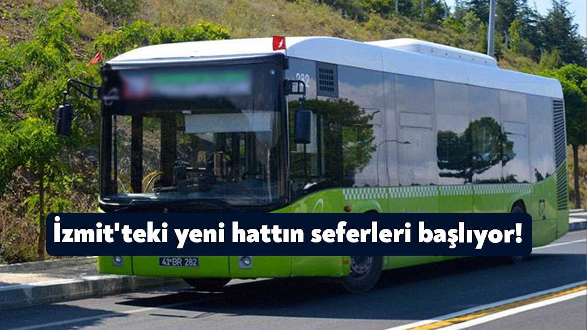İzmit’in en işlek bölgelerinden olan Otogar ve Yeşilova bölgelerinden geçecek