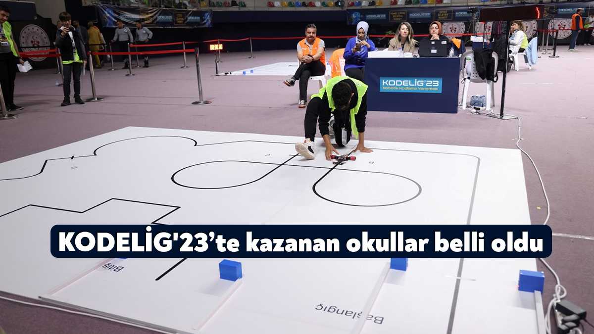 532 öğrencinin katıldığı KODELİG'23 yarışmalarının 3. gününde kazanan okullar belli