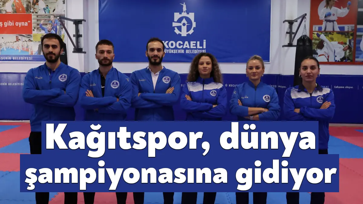 Kocaeli Büyükşehir Kağıtspor alt yapısının gurur tablosu dünya şampiyonasında