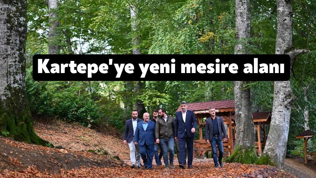 Çalışmaların devam ettiği Kartepe Belediyesi Mesire Alanı'nda sona gelindi. 22