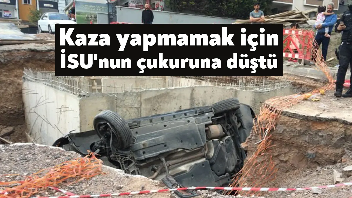 KOCAELİ (İHA) - Kocaeli'nin Körfez ilçesinde önündeki araca çarpmamak için