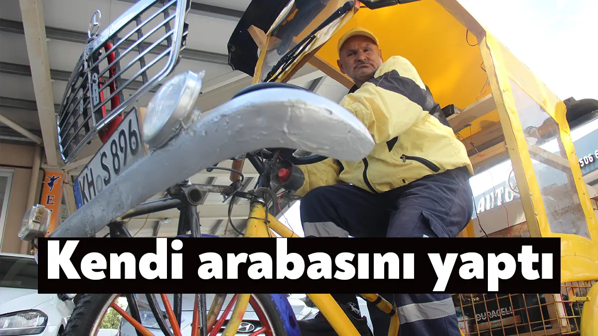 Kocaeli'nin Gölcük ilçesinde yaşayan Latif Güç, kendi eliyle yaptığı