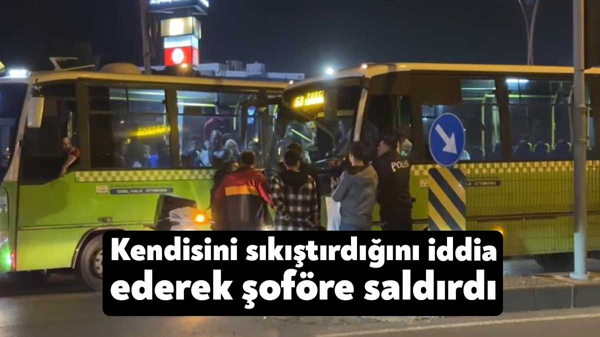 Kocaeli'nin İzmit ilçesinde seyir halinde olan motosikletli, kendisini sıkıştırdığını iddia