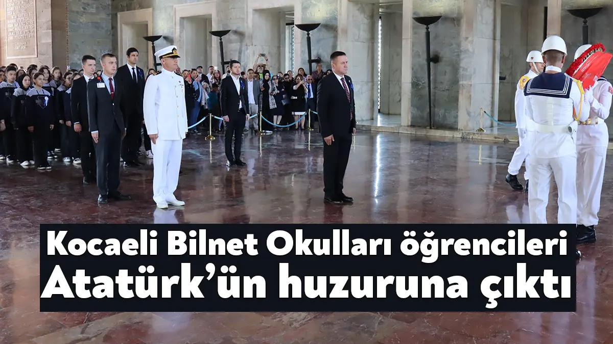 Kocaeli Bilnet Okulları öğrencileri, Türkiye Cumhuriyeti'nin 100’üncü yıl dönümünde ulusal