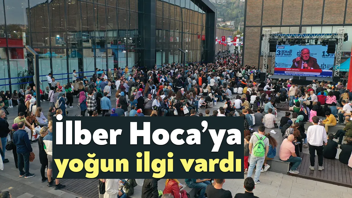 Cumhuriyet’in 100. Yılı konulu söyleşi için Kocaeli Kitap Fuarı’na katılan