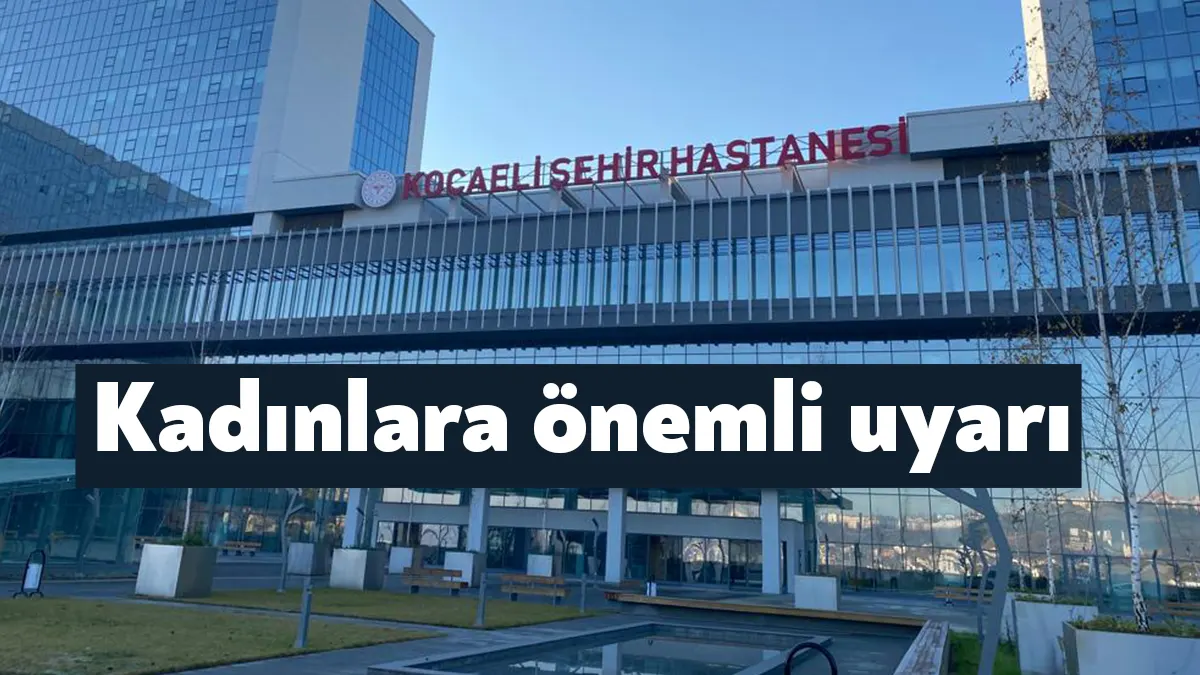 8 Ekim Dünya Menopoz Günü nedeniyle Kocaeli Şehir Hastanesinde görev